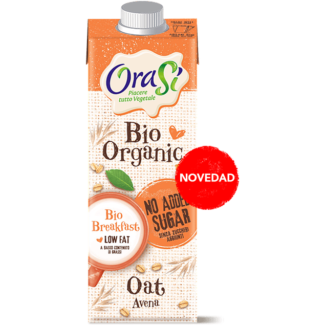 Leche Bio organic de avena Orasi 1L