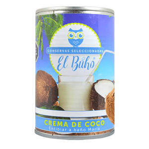 Crema de coco 400 ml El Buho