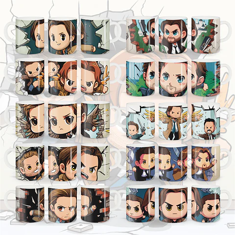 ARQUIVOS CANECAS SUPERNATURAL