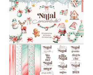 KIT DIGITAL NATAL- AMARANTTO