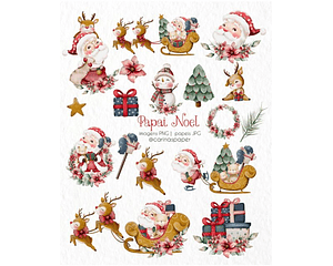 KIT DIGITAL NATAL - CARINA PAPER