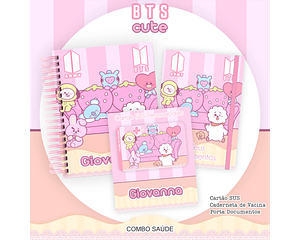 Arquivo  Encadernação Kit Caderneta de Saúde BTS Cute - Pamella