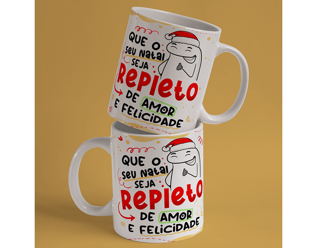 Arquivo caneca natal flork - Avião sem asa