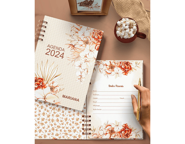 Arquivo agenda 2024 1DPP floral - bicho de papel