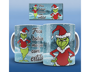 Arquivo caneca natal Grinch