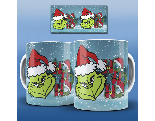 Arquivo caneca natal Grinch