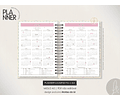 Arquivo planner compacto A5 permanente miolo - Moldes da lê