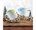 Arquivo caneca natal personagens 