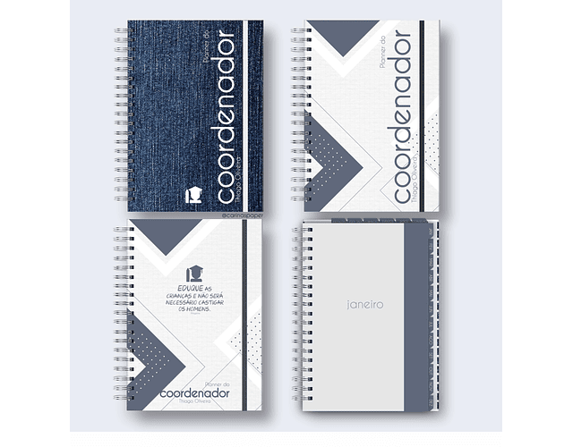 Arquivo planner coordenador(a) combo - Carinas papers