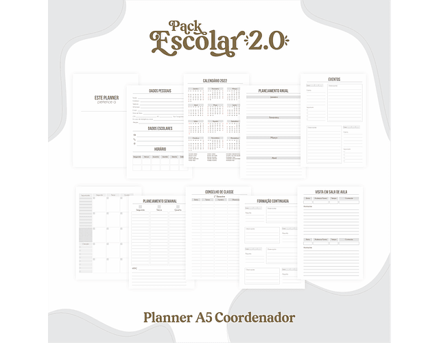 Arquivo planner coordenador(a) combo - Pamella