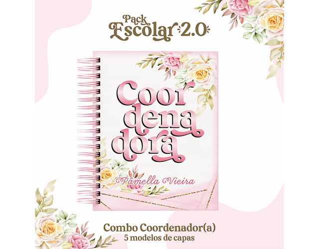 Arquivo planner coordenador(a) combo - Pamella