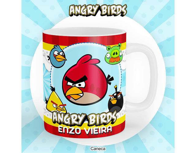 Arquivo Encadernação Kit Escolar Angry Birds - PAMELLA