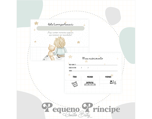 ARQUIVO KIT BABY PEQUENO PRINCIPE - LUMA