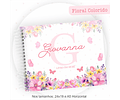 Arquivo Encadernação Kit Baby Floral Inicial - PAMELLA