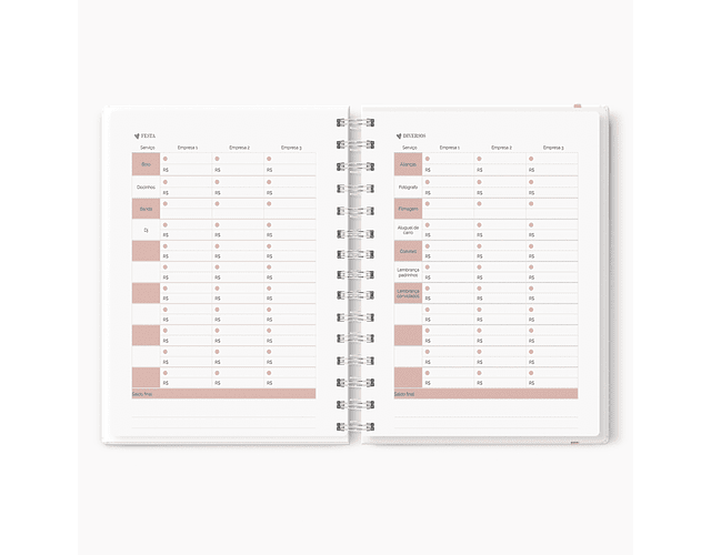 AGENDA PLANNER NOIVA - MIMIMANDO