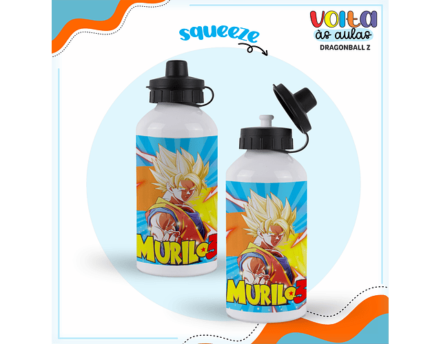 Arquivo Encadernação Kit Escolar Dragon Ball Z - LINA CRIATIVA