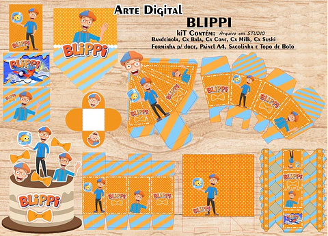 Arquivo de corte blippi