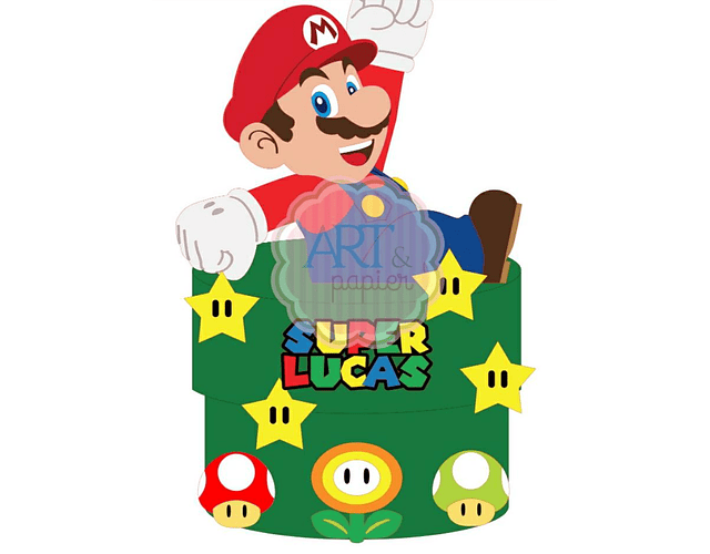 Arquivo topo de bolo super mario bros