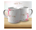 Arquivo caneca floral