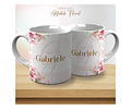 Arquivo caneca floral