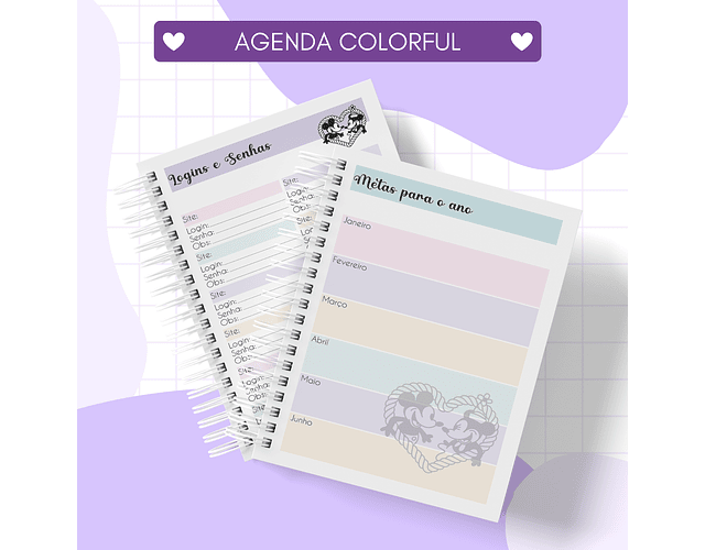 Arquivo agenda mickey e minnie