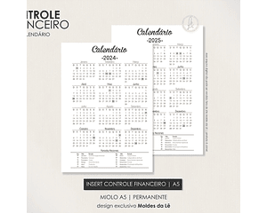 ARQUIVO INSERT CALENDÁRIOS 2024/2025 - MOLDES DA LÊ