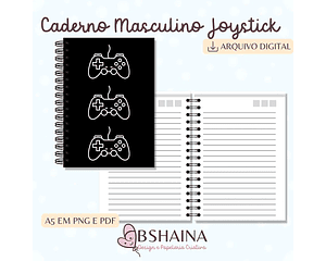 Arquivo caderno joystic