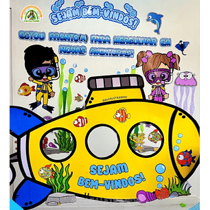 Arquivo sejam bem-vindos fundo do mar