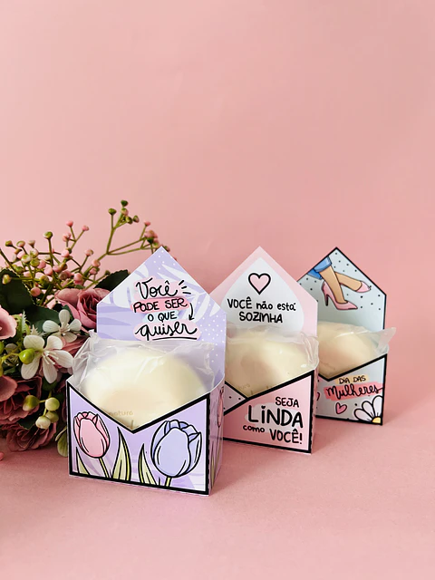 Arquivo de Corte Porta Sabonete Envelope Dia da Mulher