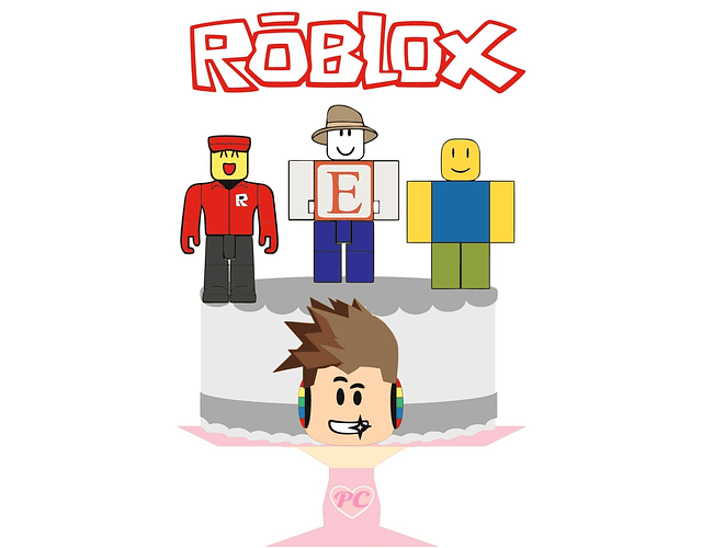 Arquivo topo de bolo roblox