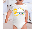 Arquivo Sublimação Body Infantil Mêsversário Chuva de Amor