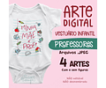 Arquivo Sublimação Body Infantil Professores