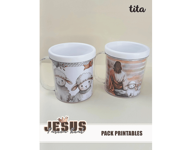 Arquivo Jesus Páscoa Real - Kit Printable - Tita