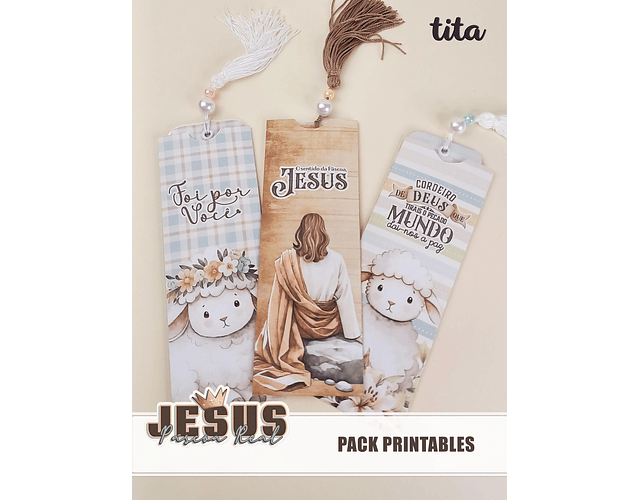 Arquivo Jesus Páscoa Real - Kit Printable - Tita