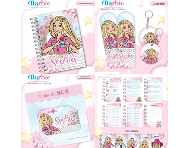 Arquivo Caderneta de Saúde Barbie - Lina