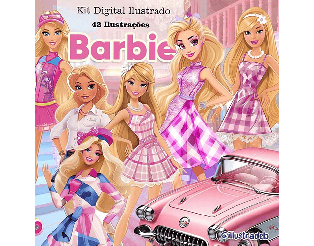 Kit digital barbie - ilustradeb