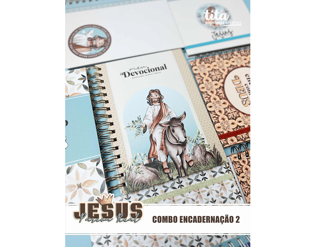 Arquivo Jesus - Combo Encadernação 2 Devocional - Tita