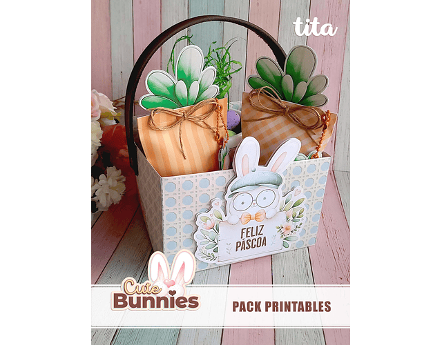 Arquivo Cute Bunnies - Pack Printables - Tita