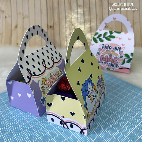 Arquivo Dia das Mães Bolsinha Porta bombom - A SUA MANEIRA FESTAS