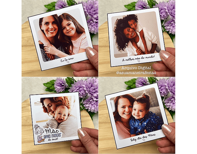 Arquivo Dia das Mães Moldura Foto Polaroid - A SUA MANEIRA FESTAS