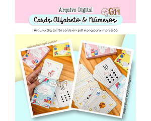 Arquivo cards alfabeto e numeros - estudio g19