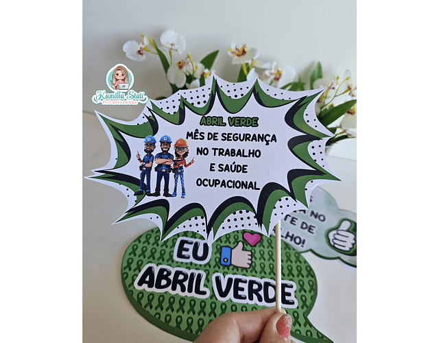 Arquivo Kit Abril Verde Somente PDF - Kamilla Stati