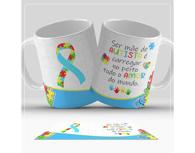 Arquivo Caneca Autismo - Família Sublimática