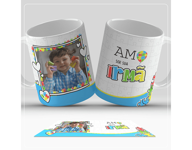 Arquivo Caneca Autismo - Família Sublimática