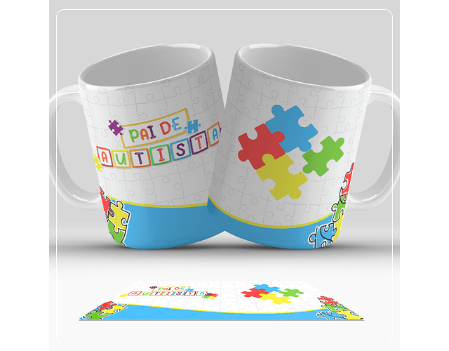 Arquivo Caneca Autismo - Família Sublimática