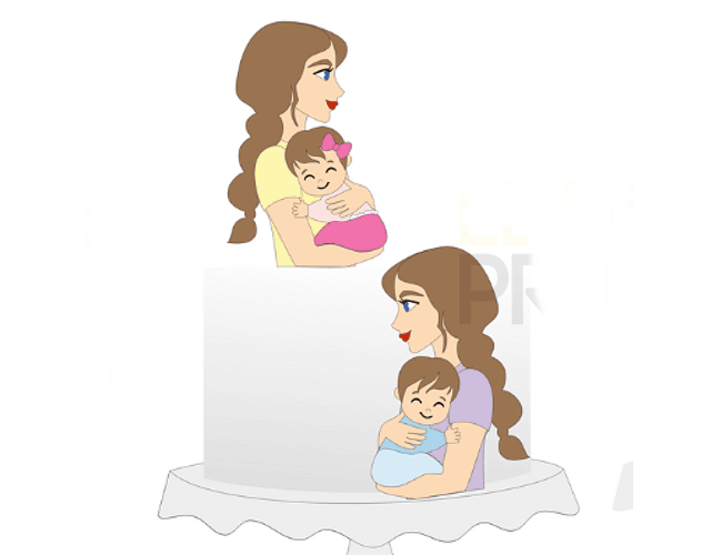 Arquivo Topo de Bolo Dia das Mães Colo de Mamãe - Camadas - Elafazpravc