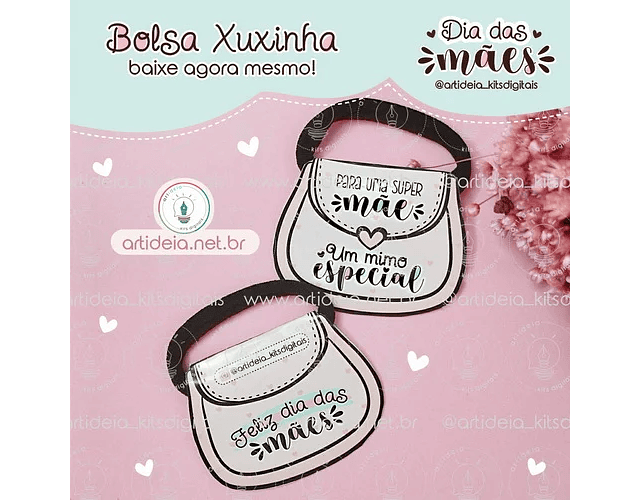 Arquivo Dia das Mães Bolsa Xuxinha - Art Ideia