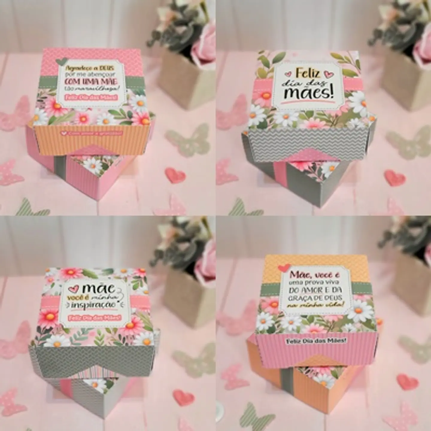 Arquivo Caixinhas Quadradas Dia das Mães  1