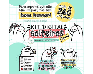 Kit digital flork solteiro