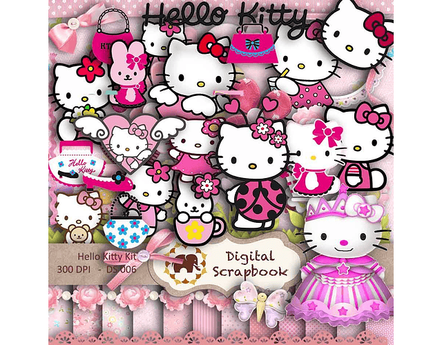 Kit Digital Hello Kitty